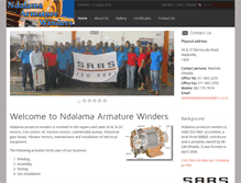 Tablet Screenshot of ndalamawinders.co.za